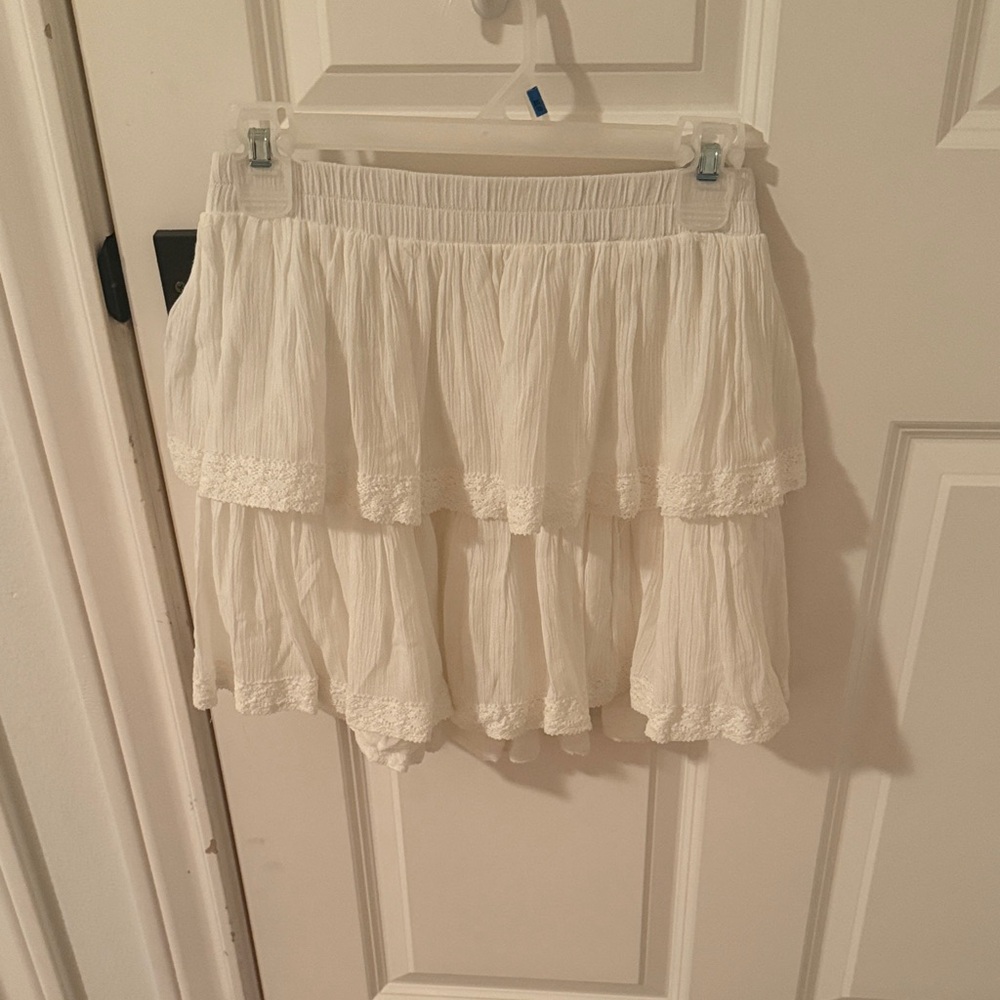Francesca's Collections White Mini Skirt